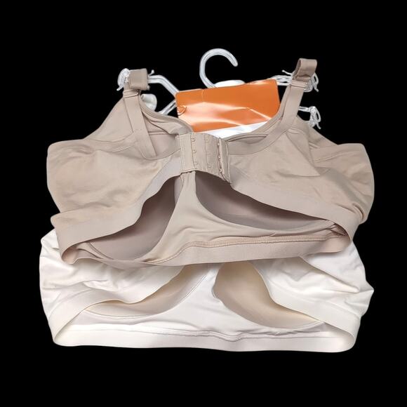 Warners 2-Pack Wireless Bras Womens Plus Size 3X Lightly Lined Seamless NEW NWT - Picture 2 of 8